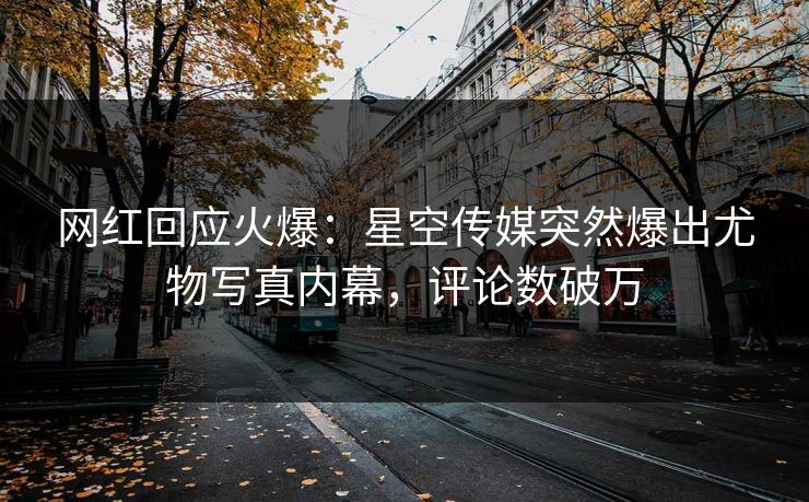 网红回应火爆：星空传媒突然爆出尤物写真内幕，评论数破万